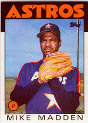 1986 Topps Baseball Cards      691     Mike Madden